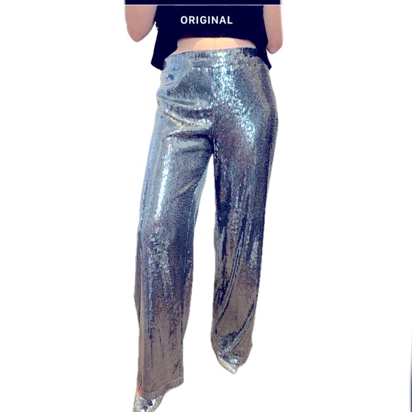 a new day Other - Taylor Swift glittery silver sequence pants great Swiftie costume or night out